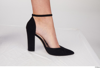 Babbie black high heels sandals business foot shoes 0009.jpg